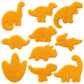 AellasNervalt 10 Pcs Dino Chicken Nuggets Chenille Patches Dinosaur Theme Heat Transfer Applique Washable Sew on Patches DIY Accessories for Boys Girls Kids Clothes Jackets Jeans Hat Backpack