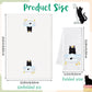 AellasNervalt Black Cat Hand Towel - 6Pcs Funny Bathroom Black Cat Decorative Kitchen Dish Towels Set Absorbent Polyester Towels for Bath Bar Dining Room Decor, Housewarming Gift for Hostess & Home
